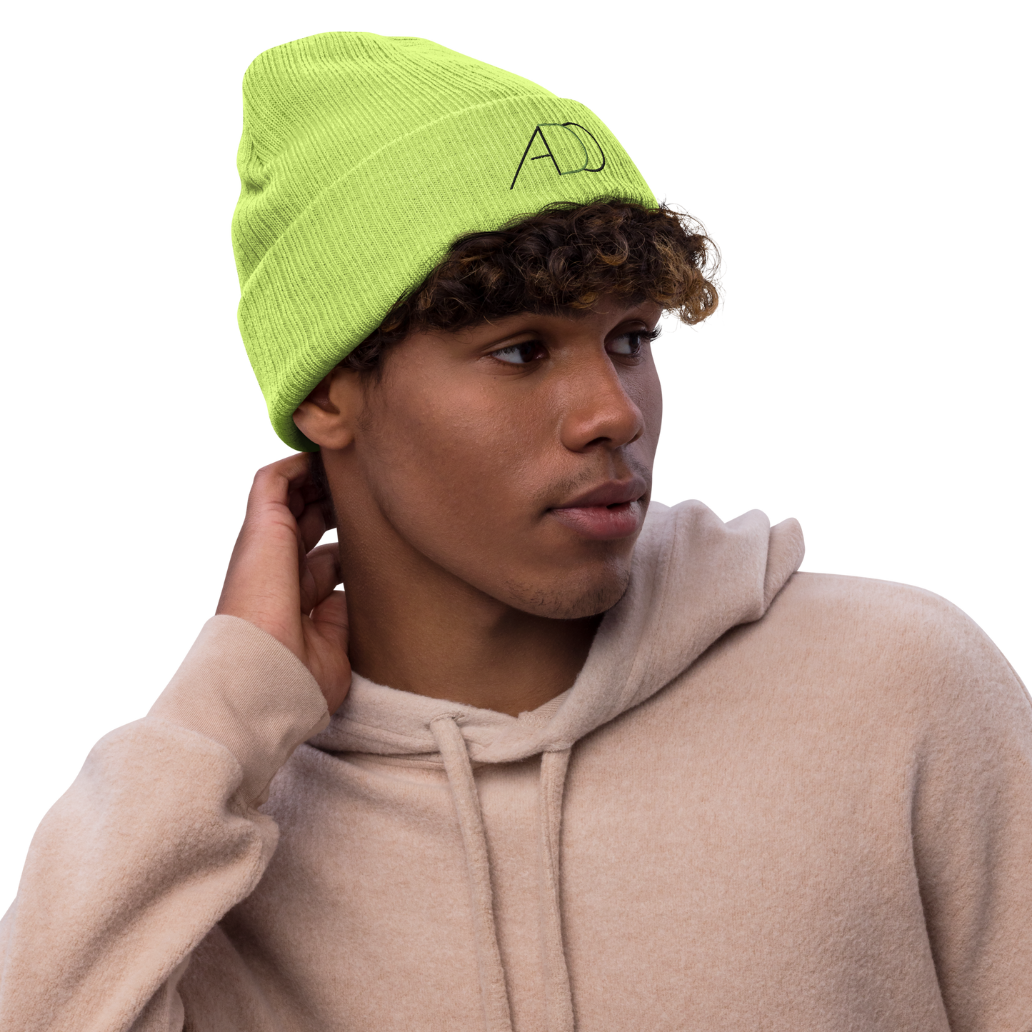 Ribbed knit beanie