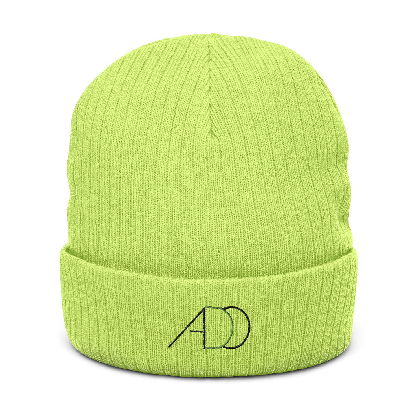 Ribbed knit beanie