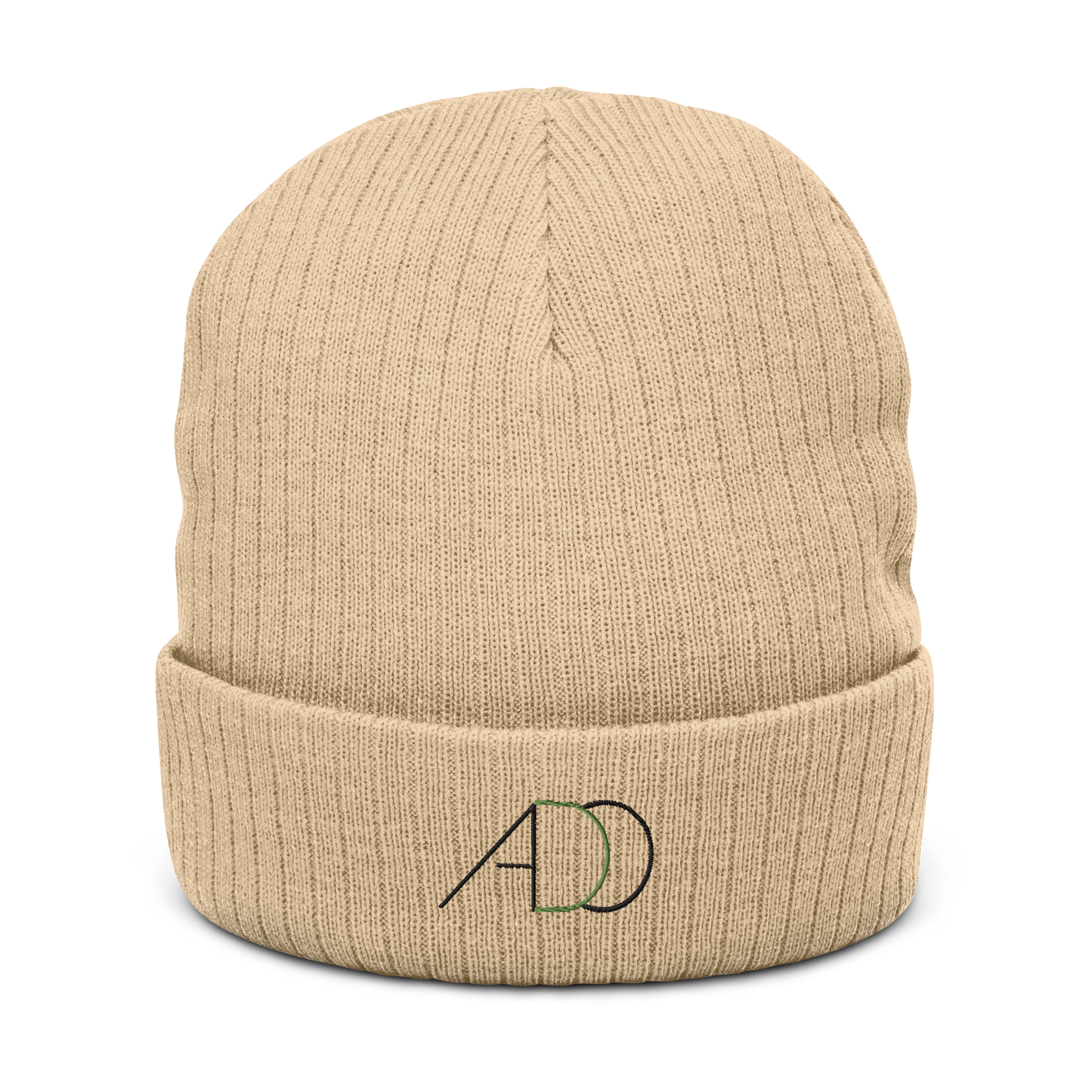 Ribbed knit beanie
