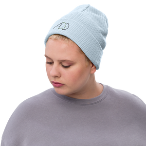 Ribbed knit beanie